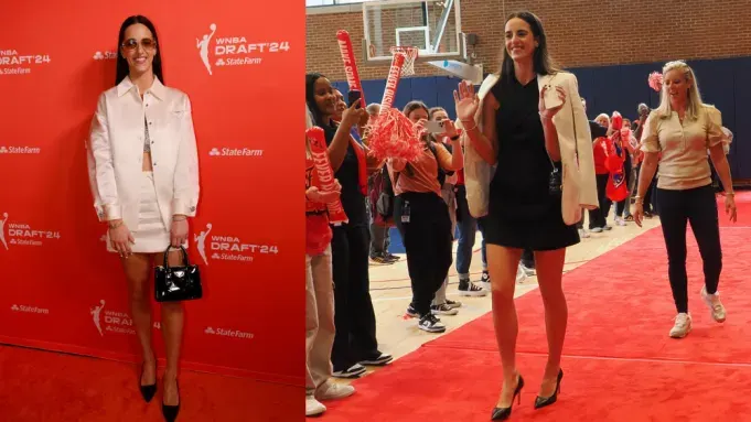 Caitlin Clark at the WNBA draft