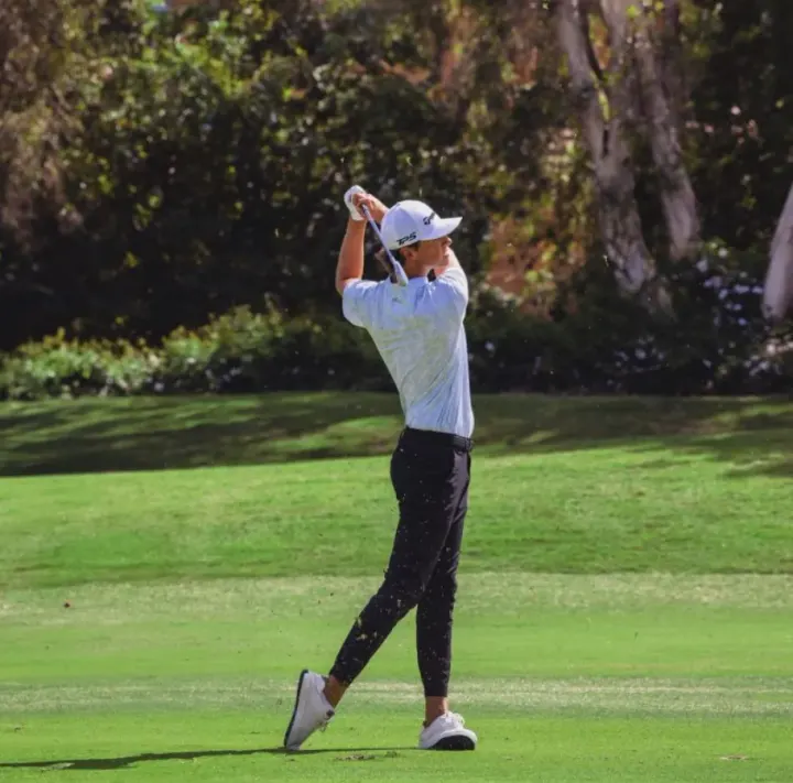 Grant Horvat on the golf course